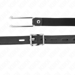 Kink - Bâton À Crochet En Métal 11,5 Cm Avec Sangle En Cuir Réglable 39-58 Cm X 2 Cm